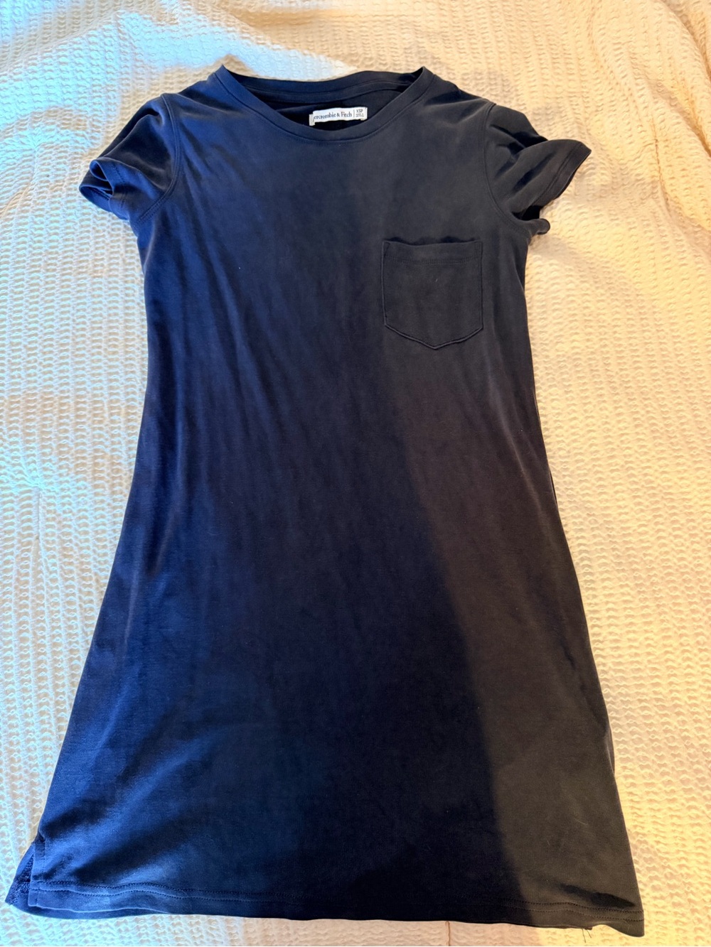 Abercrombie & Fitch Navy Pocket T-Shirt Dress